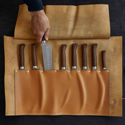 Opinel | 8-Slot Leather Chef Knife Carrier