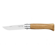 No.08 Olive Wood Folding Knife with Sheath