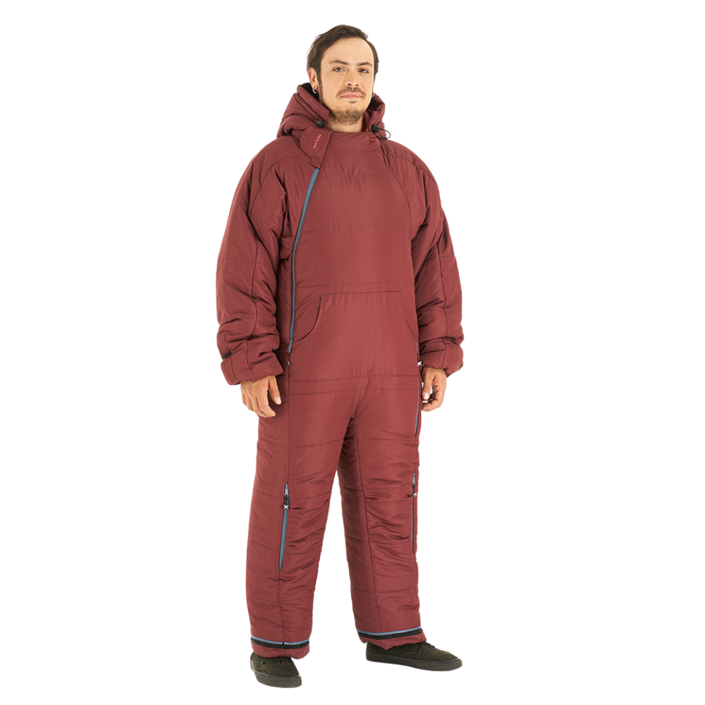 Selk'bag | Original Recycled Burgundy Earth Sleeping Bag