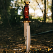 Muela | Bowie 18 - Coral Wood Handle Knife