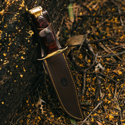 Muela | Bowie 18 - Coral Wood Handle Knife