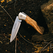 Muela | BX-8.OL Lockback - Olive Handle Knife