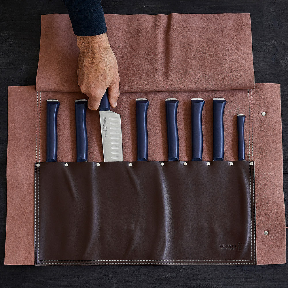 Opinel Opinel 8 Slot Chef Knife Roll Bag - Synthetic Leather