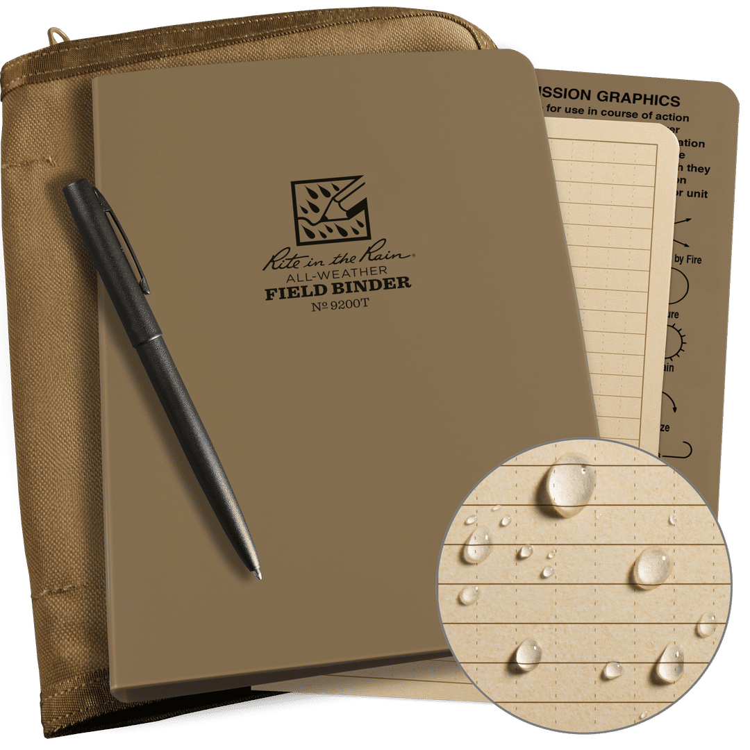 Rite in the Rain | Tactical Ring Binder Kit 8.87 x 6.75