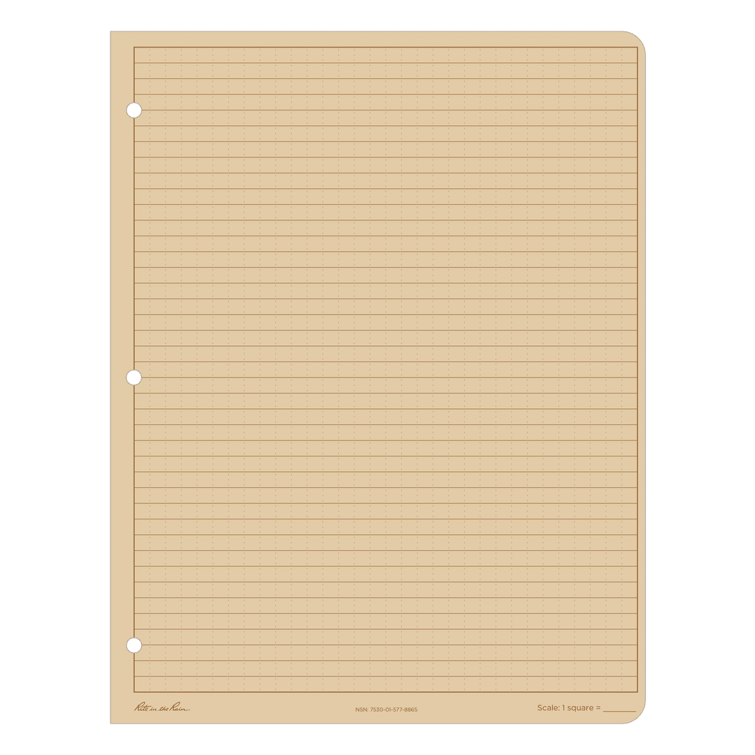 Rite in the Rain | Maxi Loose Leaf Planner Refill 8.5" x 11"
