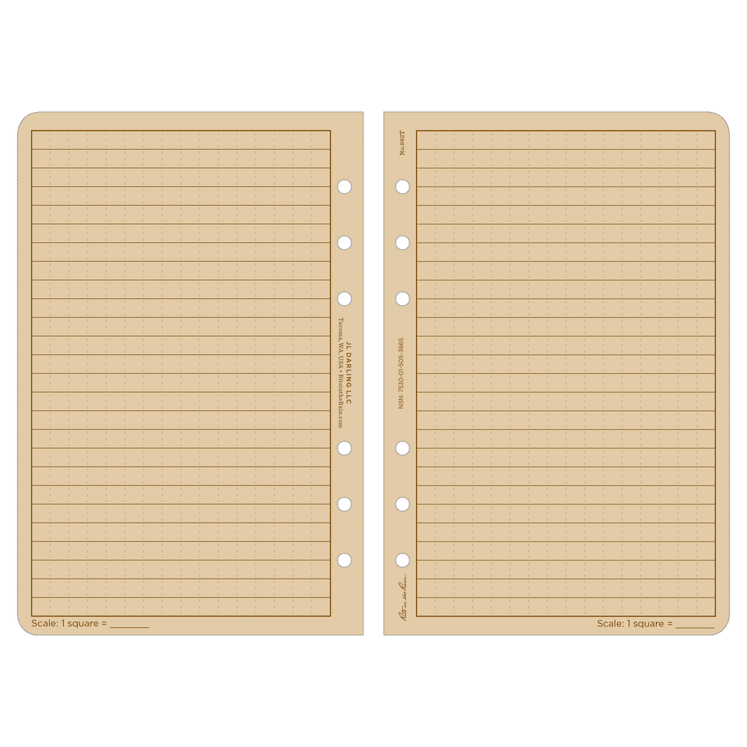 Rite in the Rain | Maxi Loose Leaf Planner Refill 8.5" x 11"