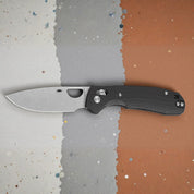 Honey Badger | Limited Edition Cross Bolt Drop-Point Plain Stone Wash Blade