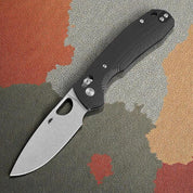 Honey Badger | Limited Edition Cross Bolt Drop-Point Plain Stone Wash Blade