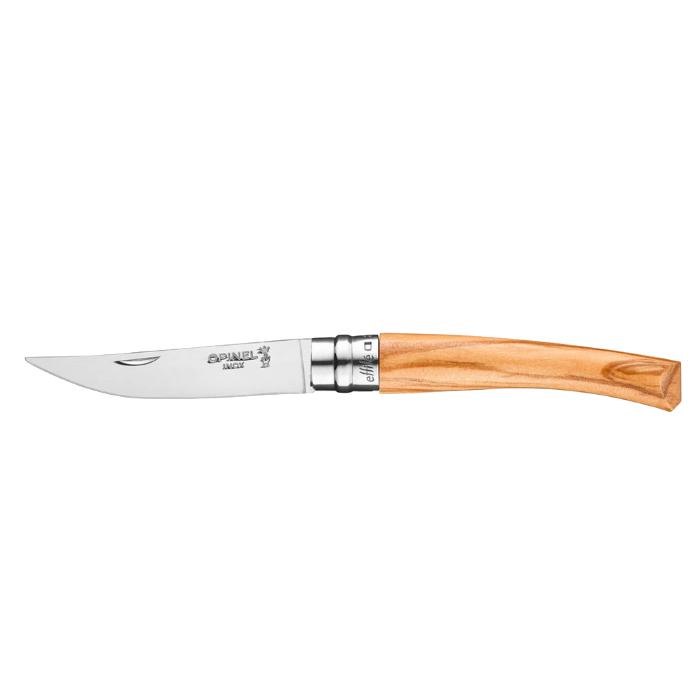 No.08 Effilé Stainless Steel Slim Folding Knife - Olive