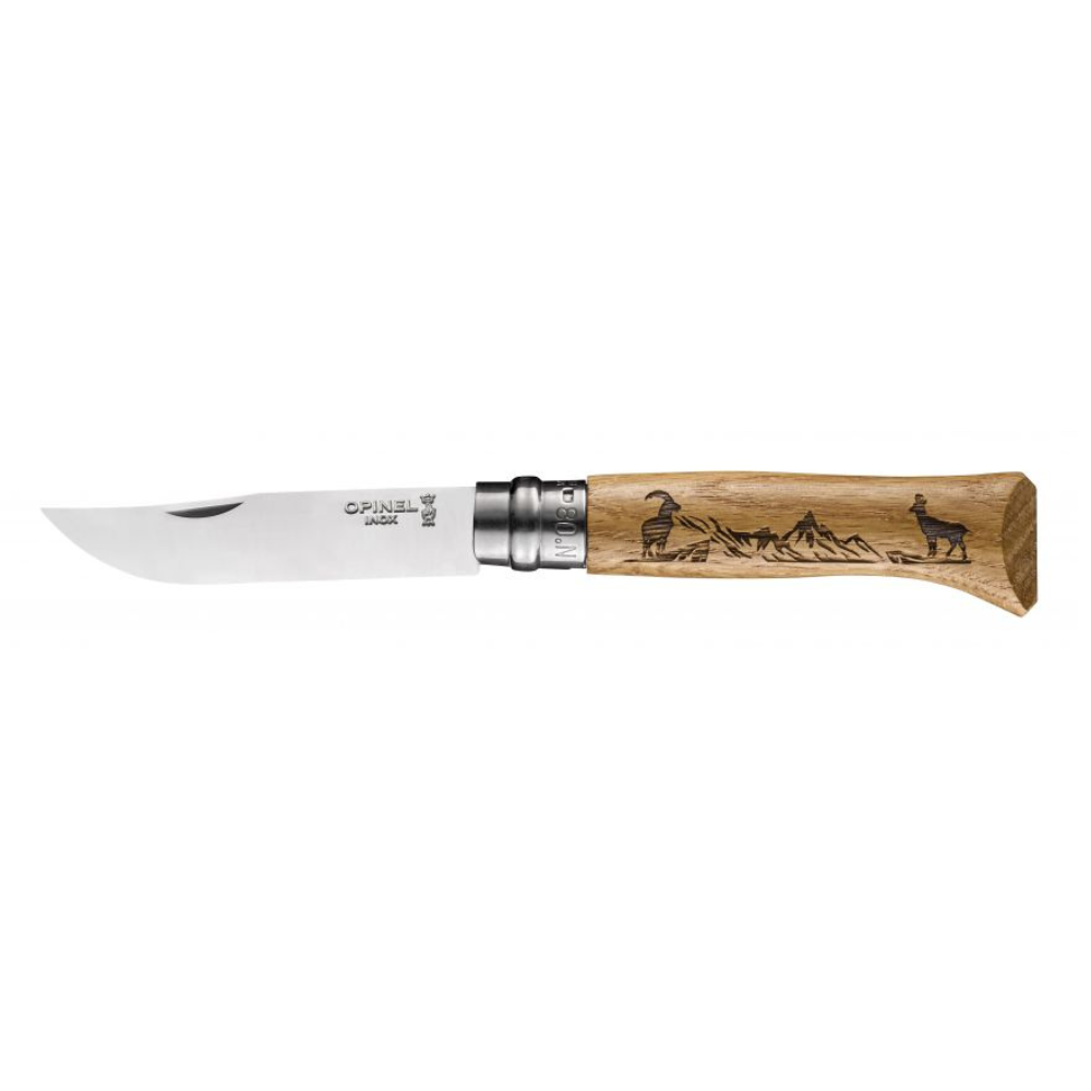 Opinel | Traditional N°08 Animalia Knife Chamois