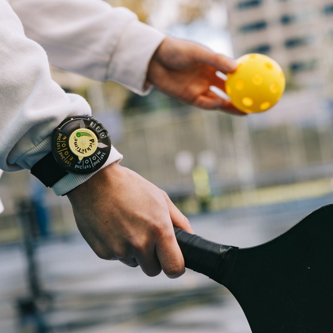 PickleTime | Pickleball Mechanical Scorekeeper with Wristband