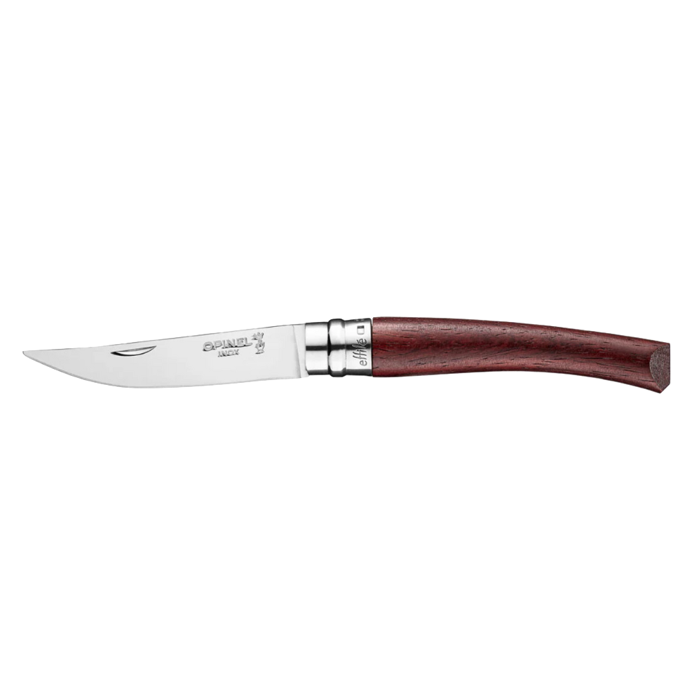 No.08 Effilé Stainless Steel Slim Folding Knife - Padouk