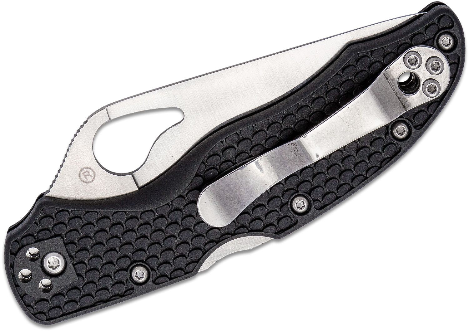 Spyderco | Byrd Harrier 2 Lightweight Knife Black Handle - Combo Blade