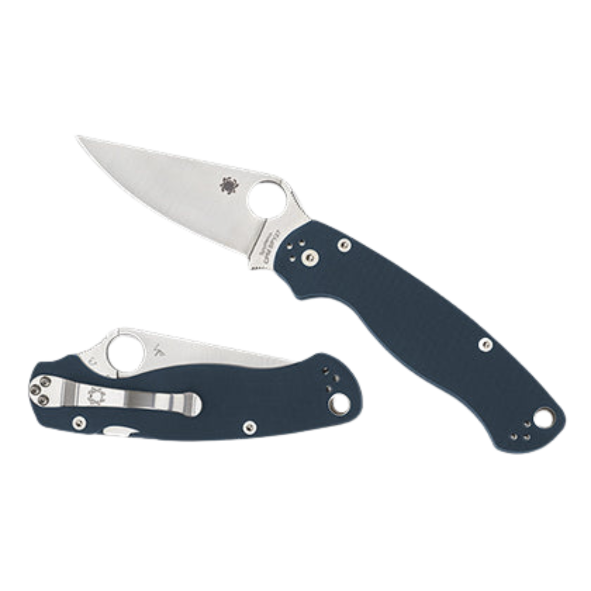 Spyderco | Para Military 2 Cobalt Blue G-10 CPM Spy27 Plainedge