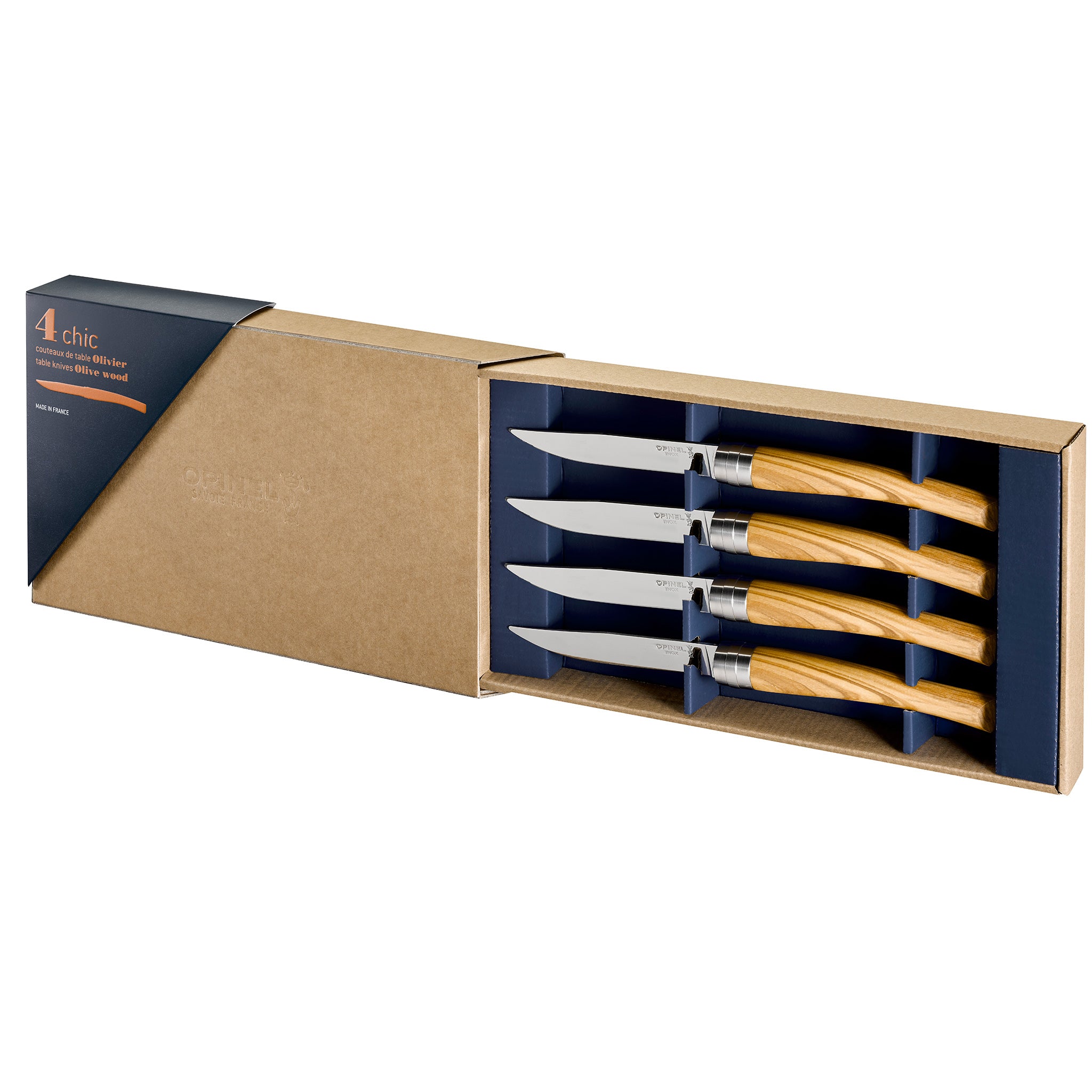 Opinel | Table Chic Box Set of 4 Steak Knives