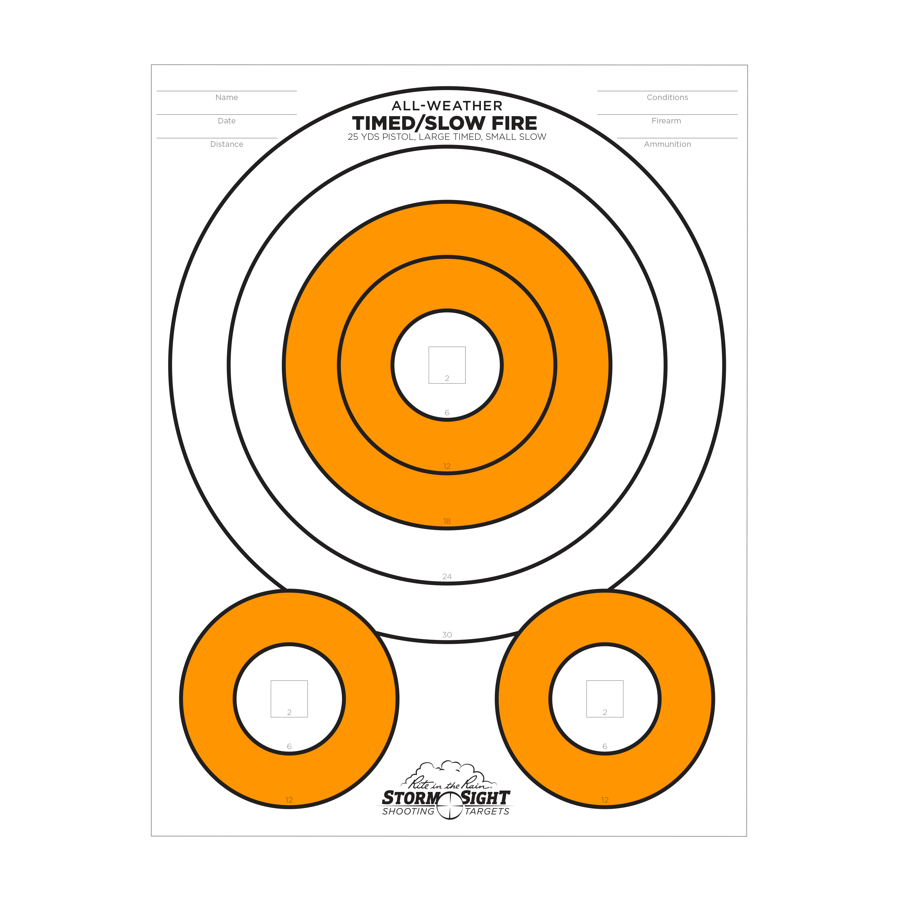 Rite in the Rain | All Weather Target Sheets