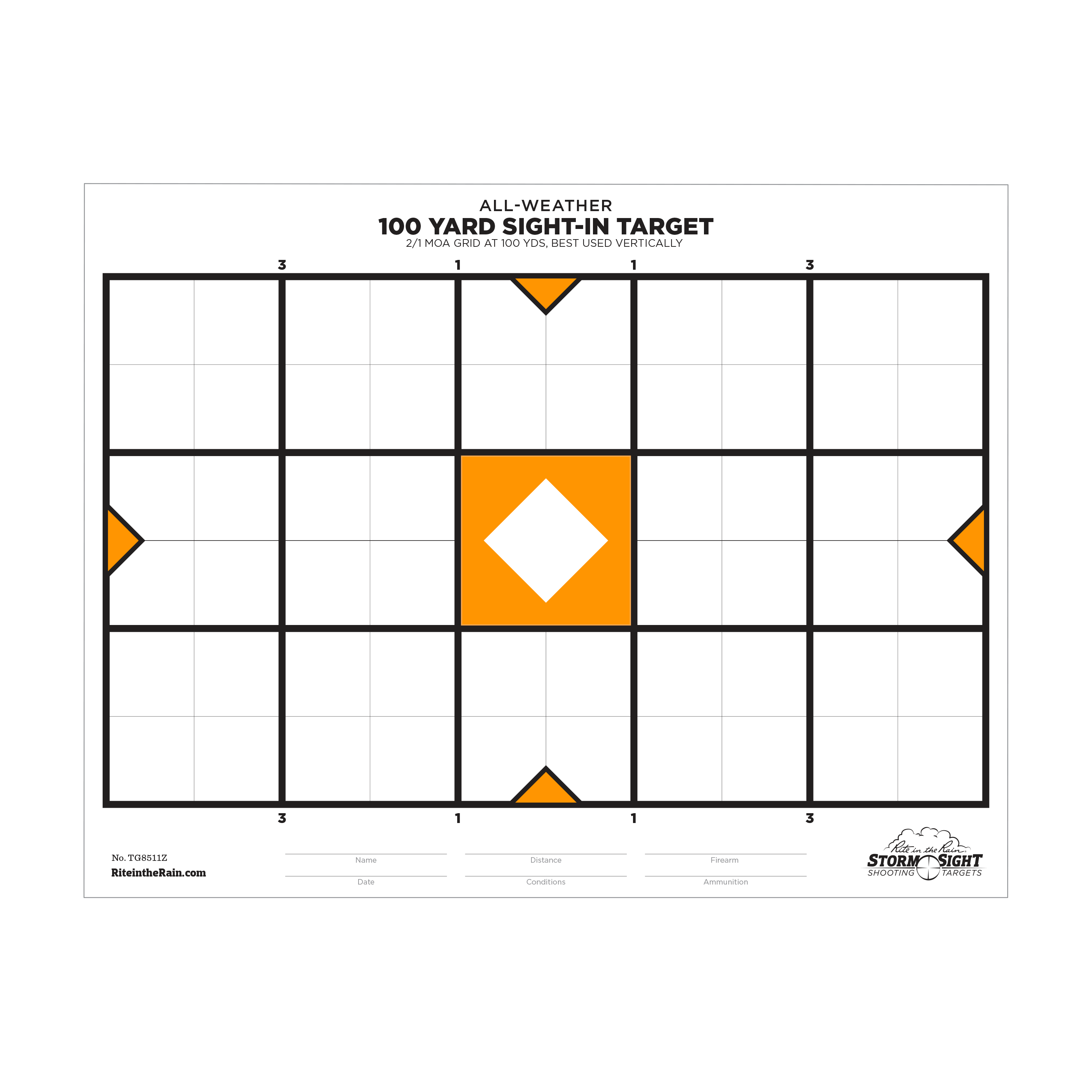 Rite in the Rain | All Weather Target Sheets