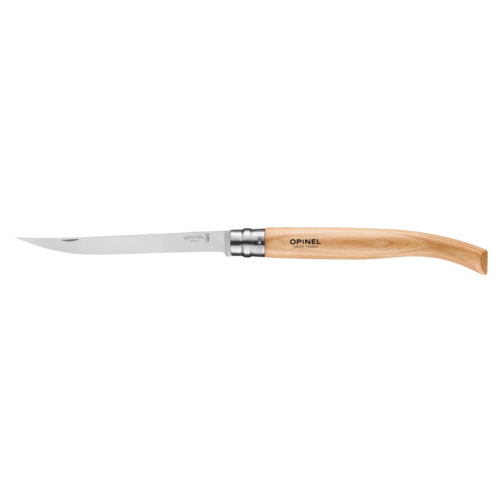 No.15 Effilé Stainless Steel Slim Folding Knife Beech