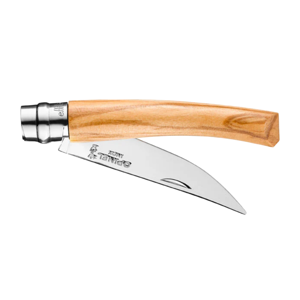 No.08 Effilé Stainless Steel Slim Folding Knife - Olive