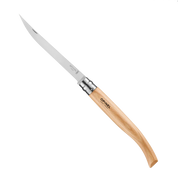 No.12 Effilé Stainless Steel Filleting Folding Knife - Beech