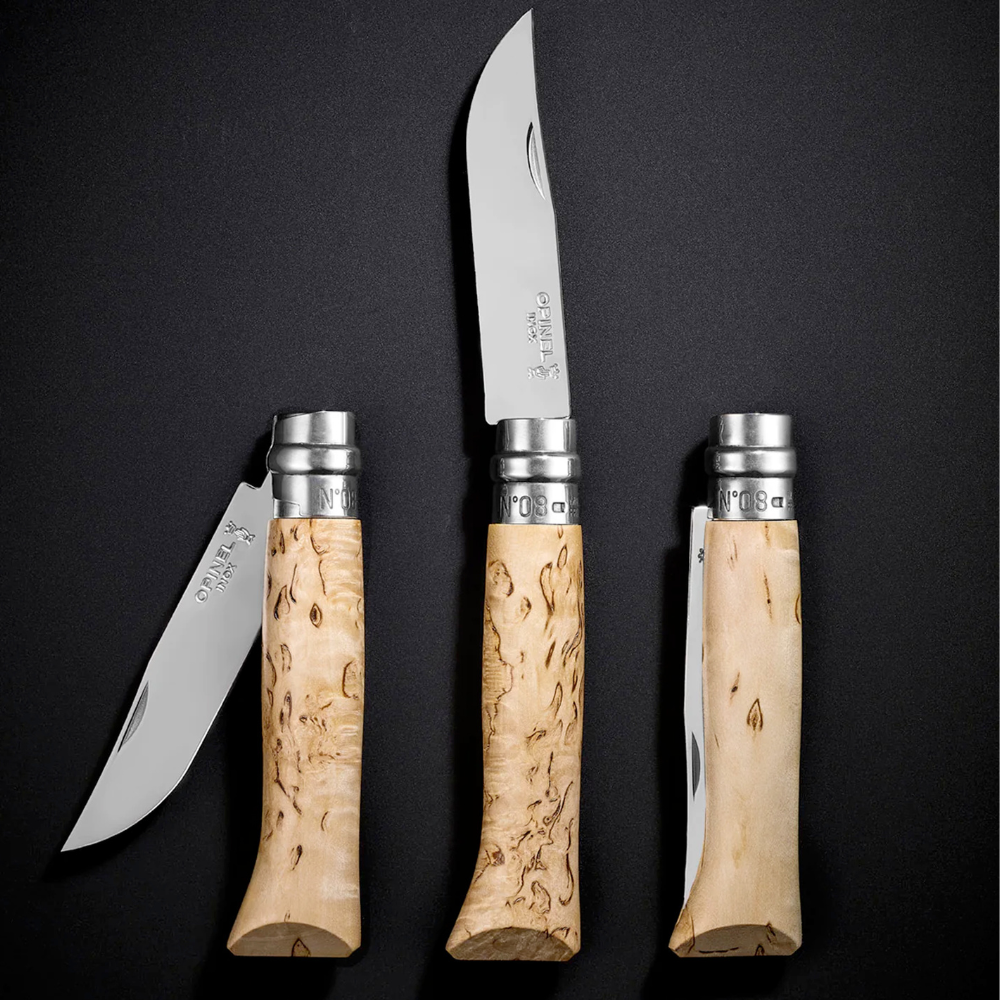 Limited Edition N°08 Curly Birch Folding Knife