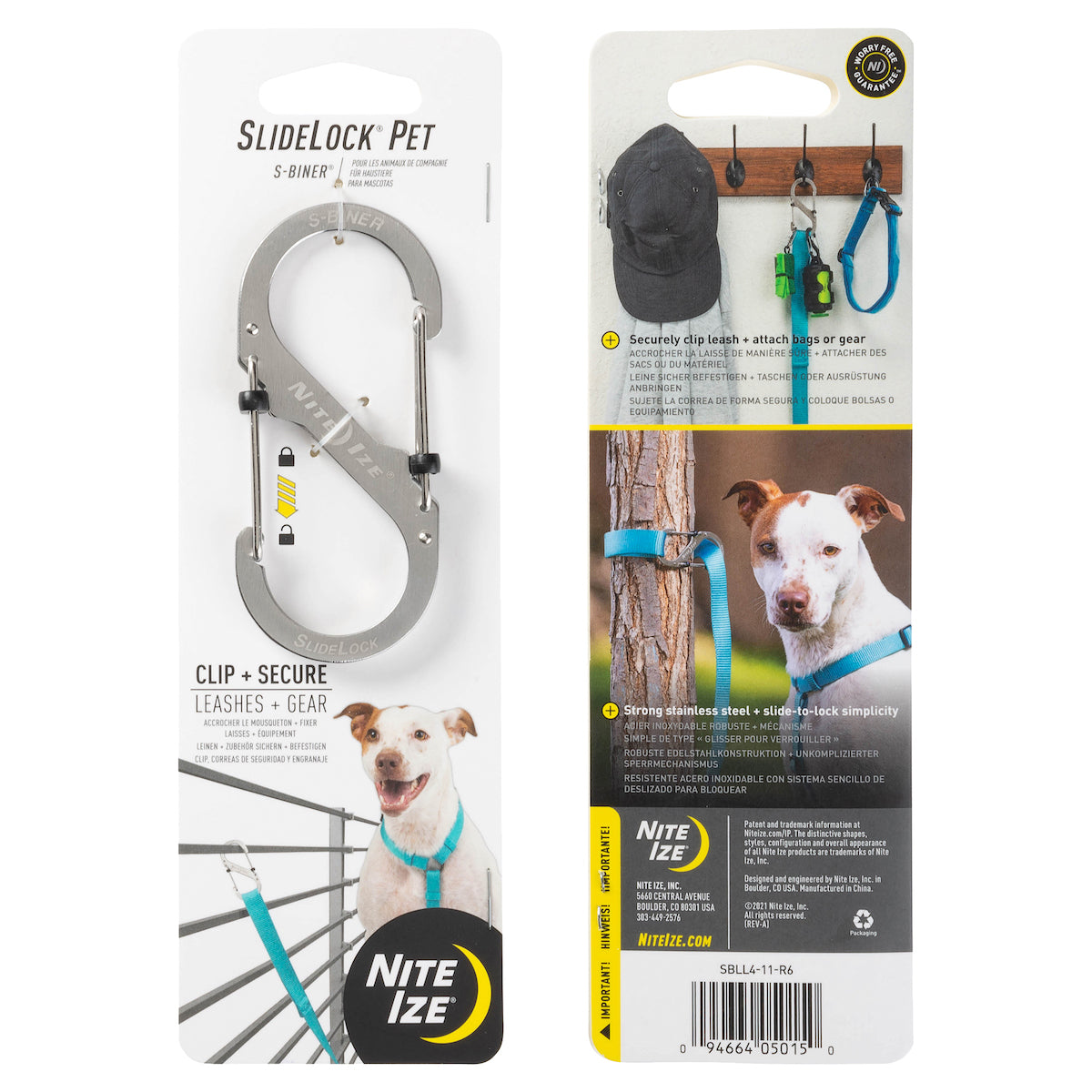 Nite Ize Pet | SlideLock Pet S-Biner Secure Leash Adaptor