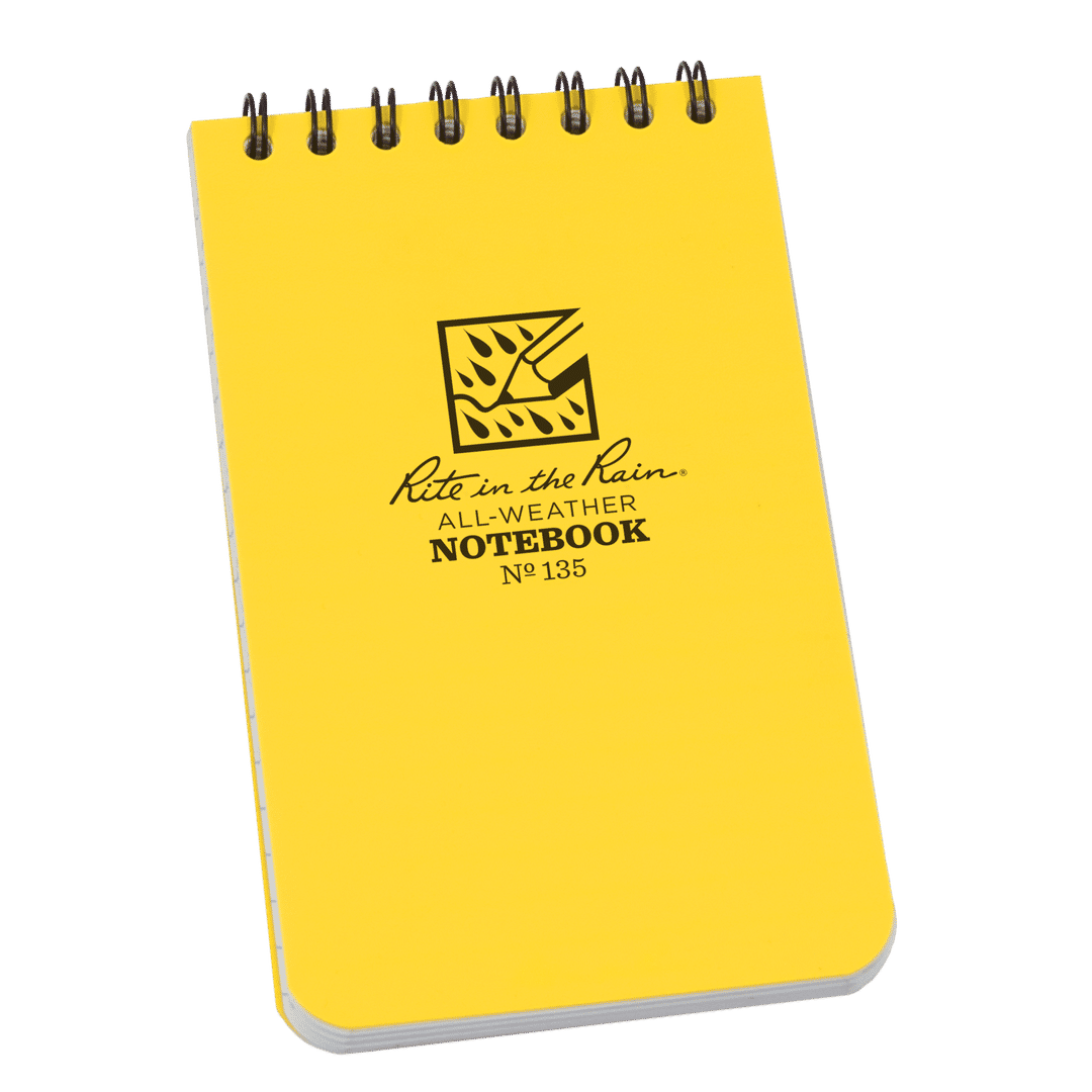 Rite in the Rain | Top Spiral Notebook 3" x 5" (3-pack)