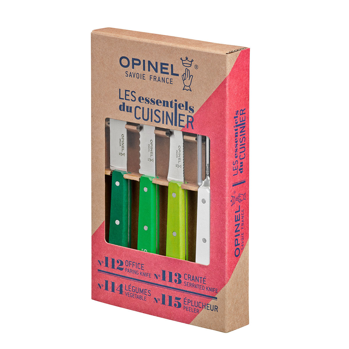 Opinel Les Essentials Kitchen Utility 4PC Set