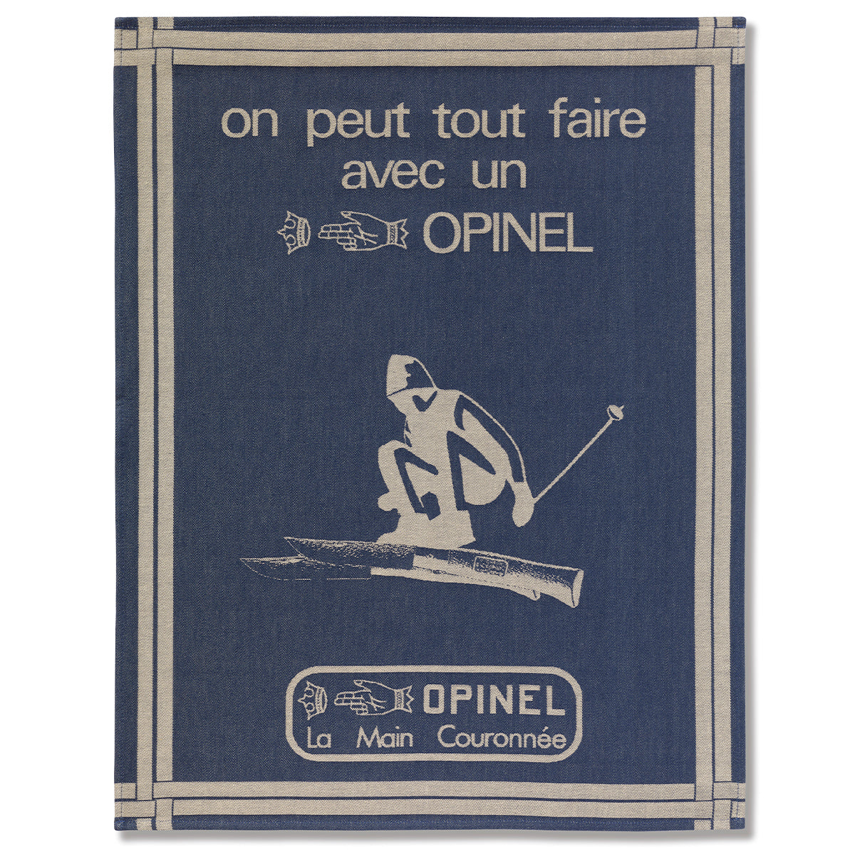 Opinel Kitchen Towel "On peut tout faire avec un Opinel"