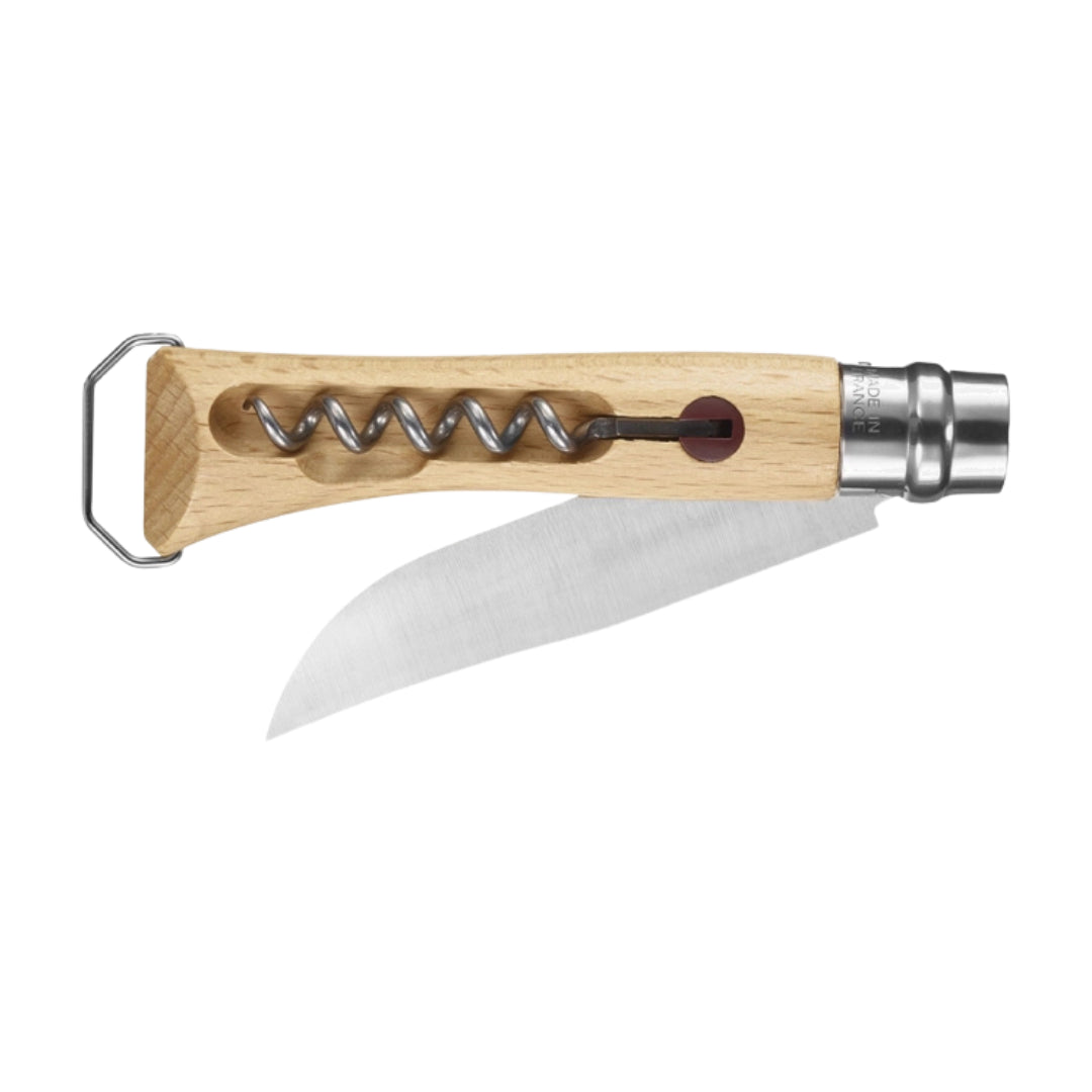 Opinel | N°10 Corkscrew Bottle Opener + Wooden Gift Box with Sheath