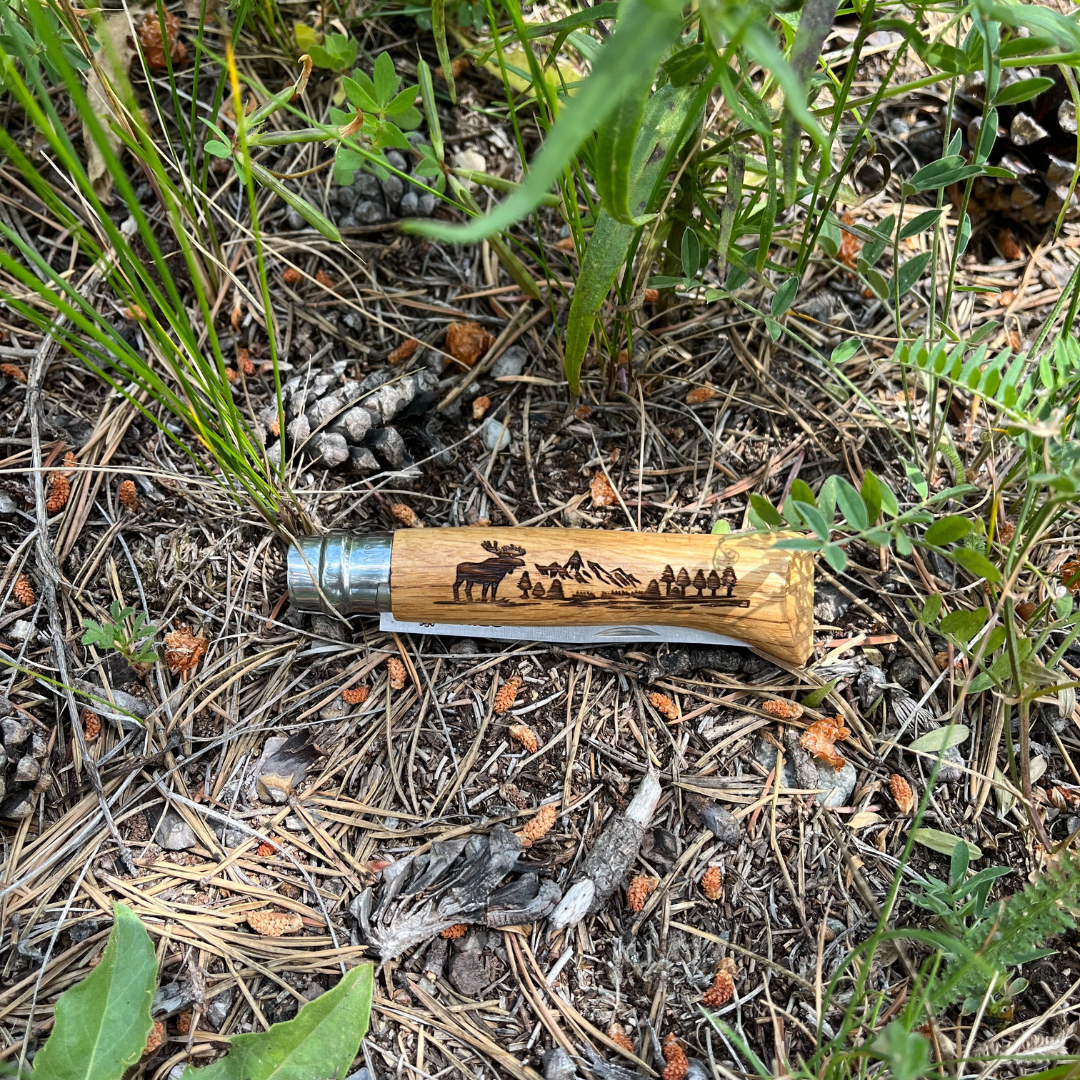 Opinel | Traditional N°08 Animalia Knife Blister Packaging