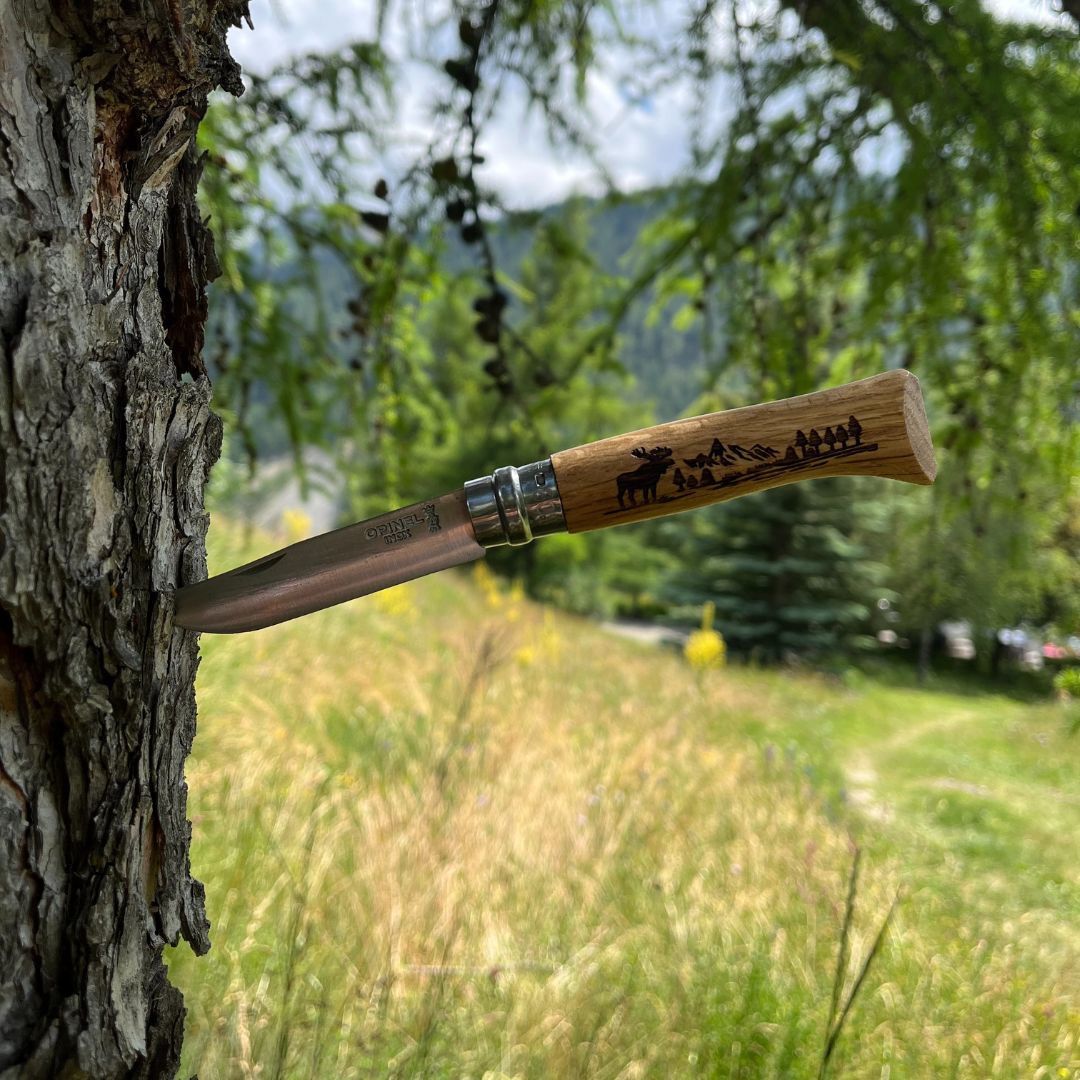 Opinel | Traditional N°08 Animalia Knife Blister Packaging
