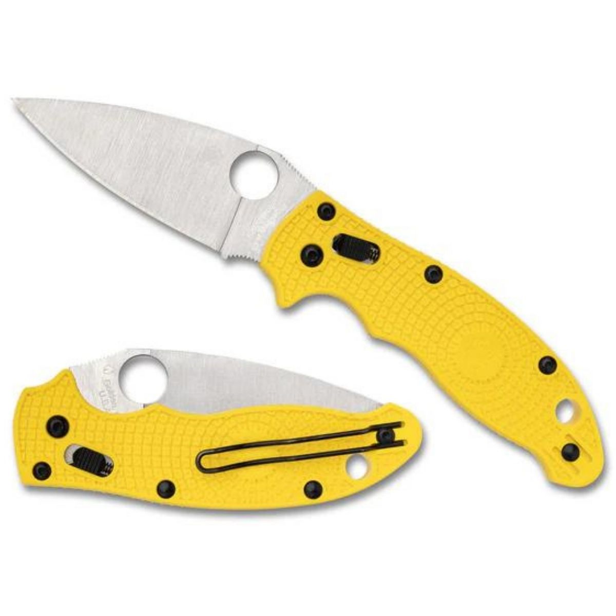 Spyderco | MANIX® 2 SALT YELLOW LIGHTWEIGHT CPM MAGNACUT - PLAIN EDGE