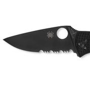 Spyderco | Tenacious Black Handle - Combo Black Blade