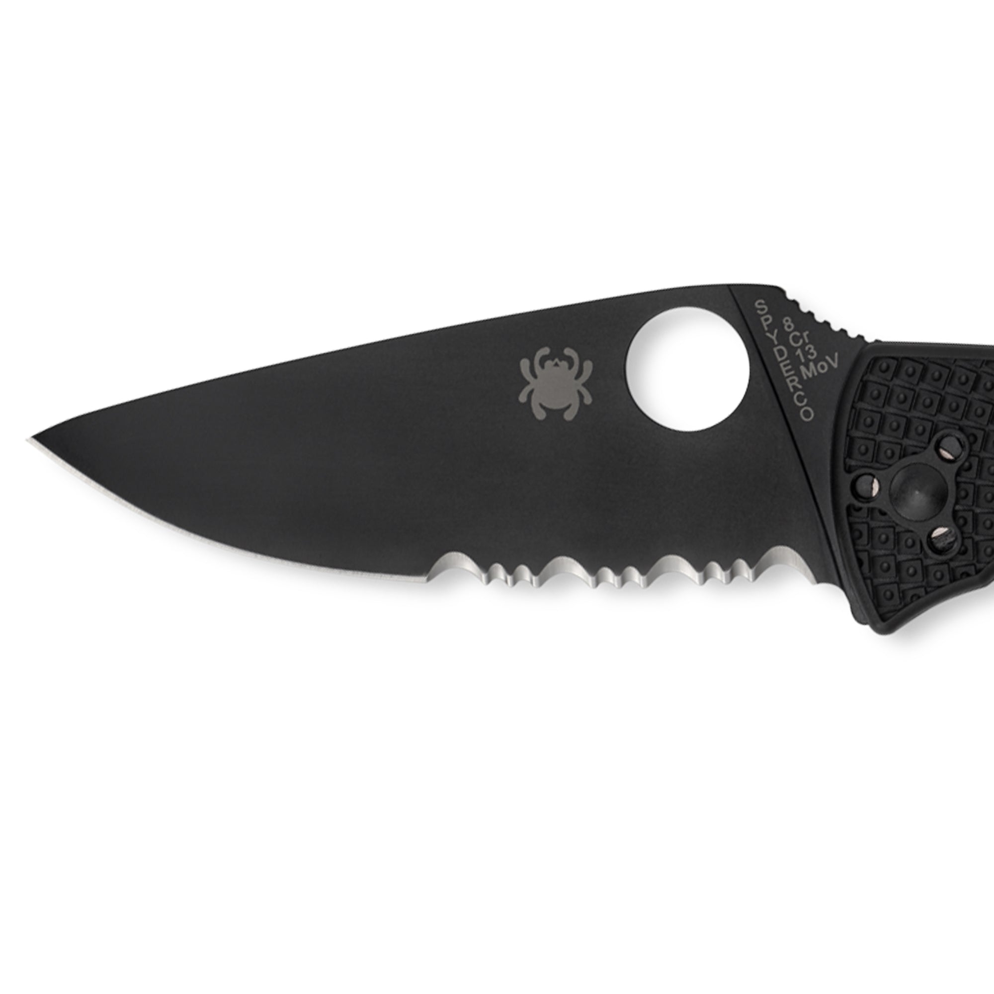 Spyderco | Tenacious Black Handle - Combo Black Blade