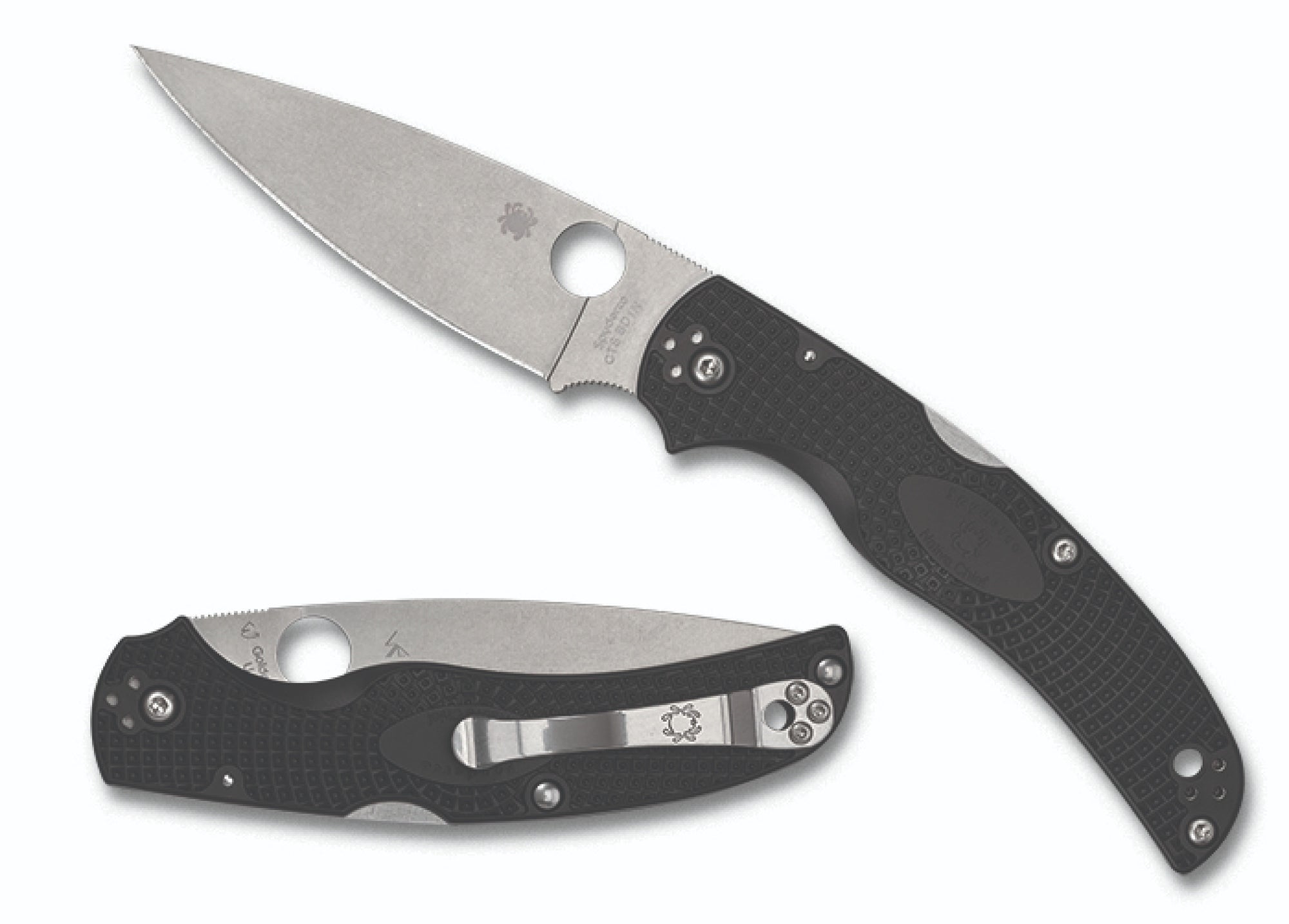 Spyderco | Native Chief FRN Lightweight Black CTS BD1N Steel - Plain Blade