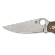 Spyderco | Military™ 2 Knife Brown Canvas Micarta CPM CRU-WEAR