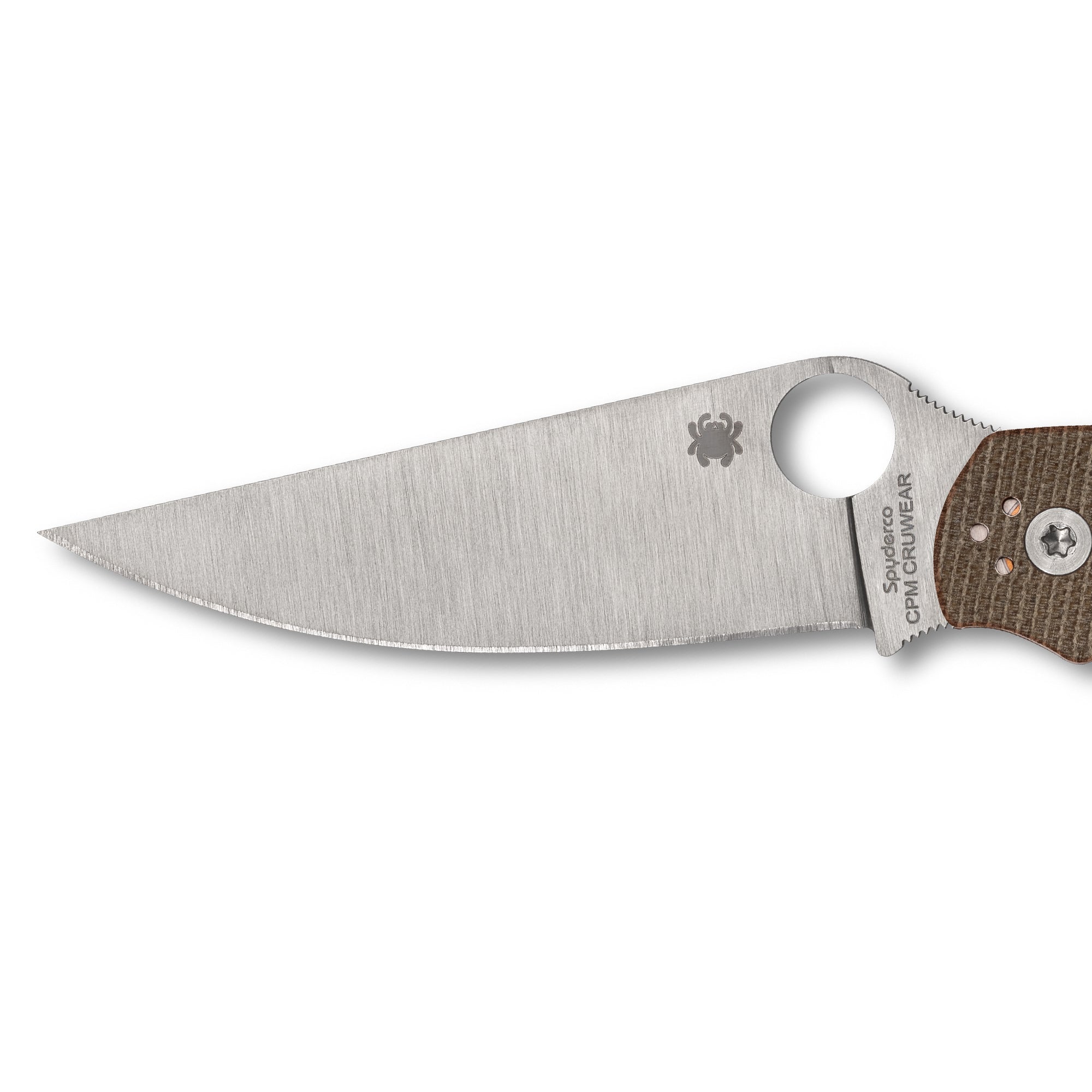 Spyderco | Military™ 2 Knife Brown Canvas Micarta CPM CRU-WEAR