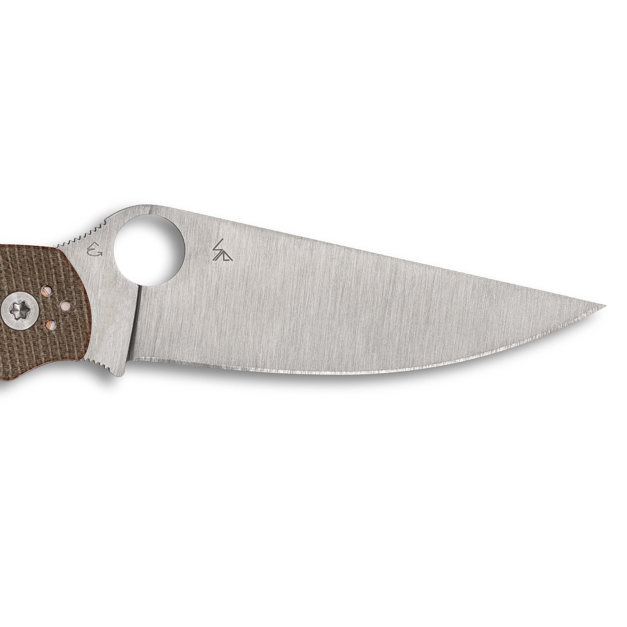 Spyderco | Military™ 2 Knife Brown Canvas Micarta CPM CRU-WEAR
