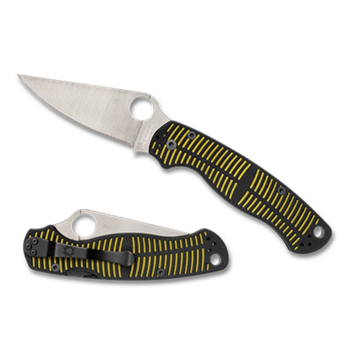 Spyderco | Para Military 2 Salt Yellow/Black G-10 CPM Magnacut