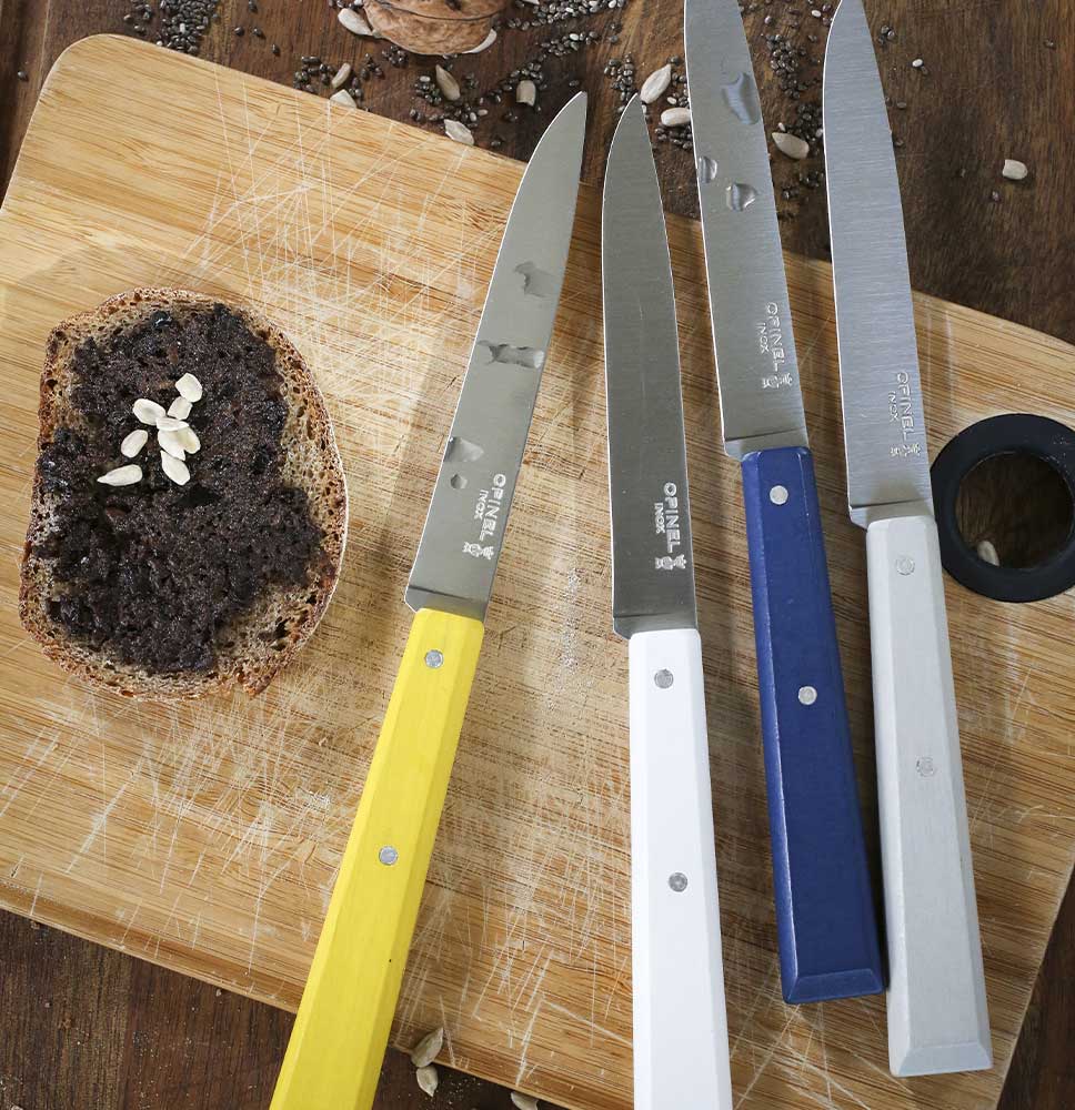 Opinel Table knives N°125 Bon Appetit 4PC Set - Céleste