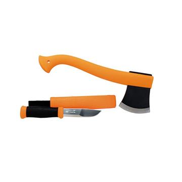 Morakniv | Outdoor Kit Orange Set of Axe &amp; Knife / Clam