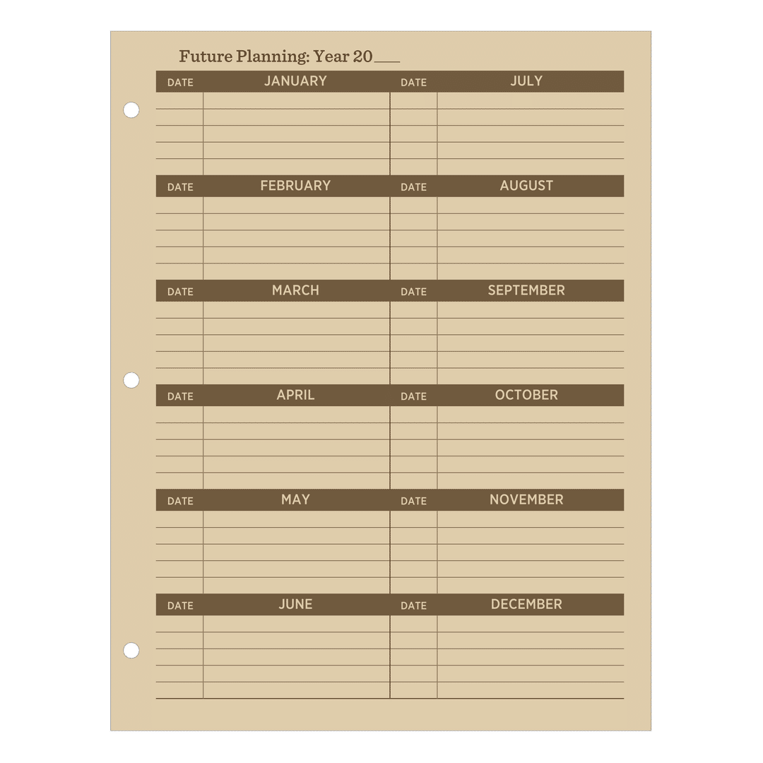 Rite in the Rain | Maxi Planner Refill