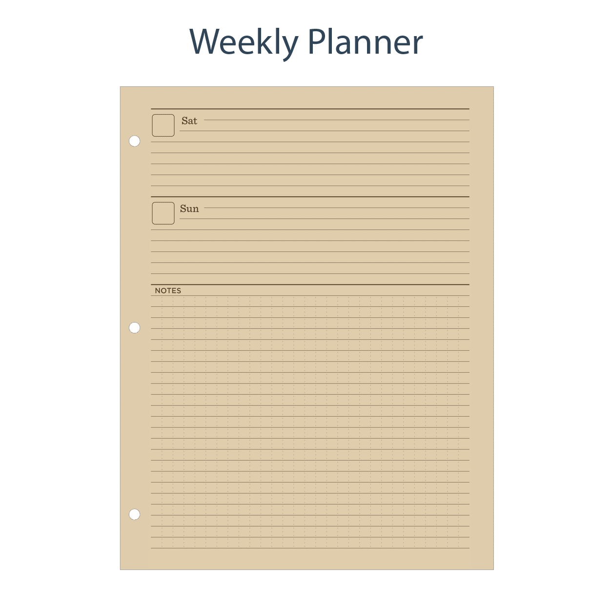 Rite in the Rain | Maxi Planner Refill