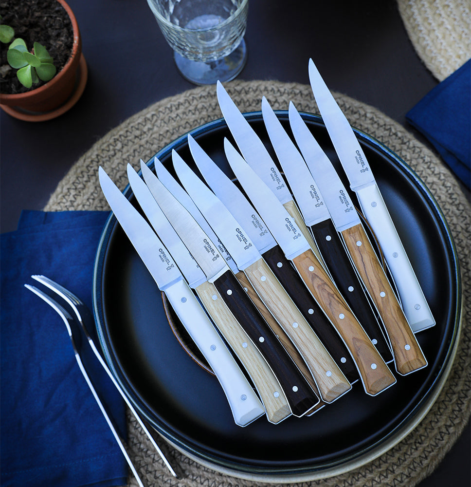 Opinel Facette Mixed table knives 4PC Set