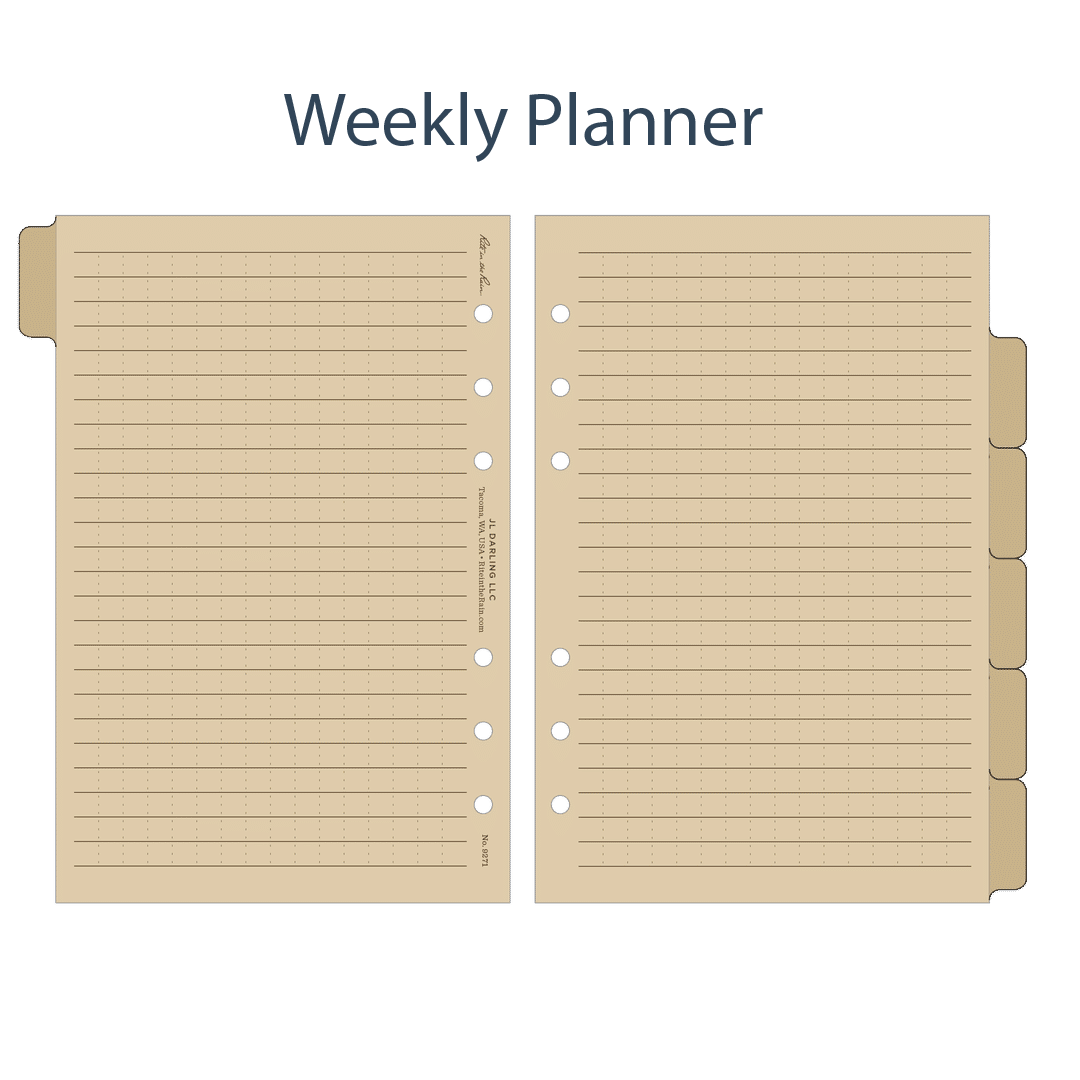 Rite in the Rain | Standard Planner Refill