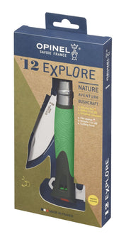 Opinel | Explore Knife #12 S/S Green 10cm
