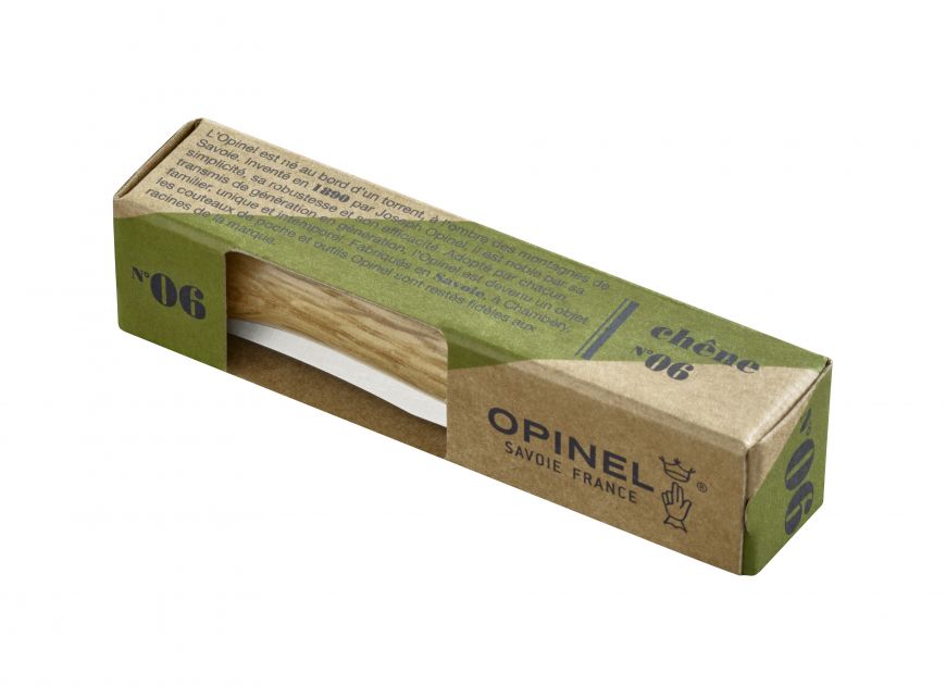 Opinel | Traditional Knife #06 S/S Oak Wood Handle 7cm