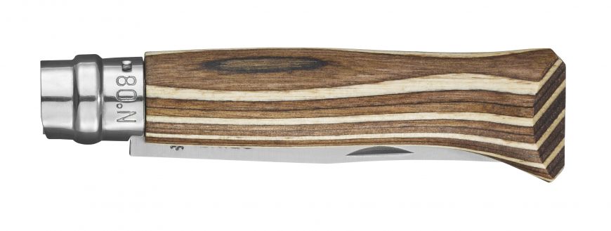 Opinel | Traditional Knife #08 S/S Laminated Birch - 8.5cm
