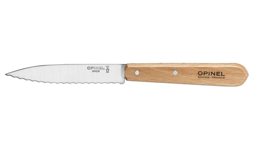Opinel | Paring Knife #113 S/S Serrated Natural 10cm